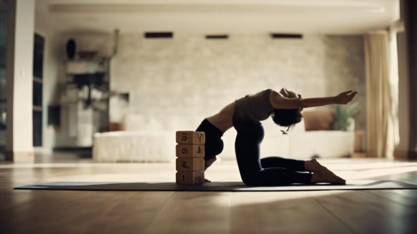 intermediate yoga poses with blocks